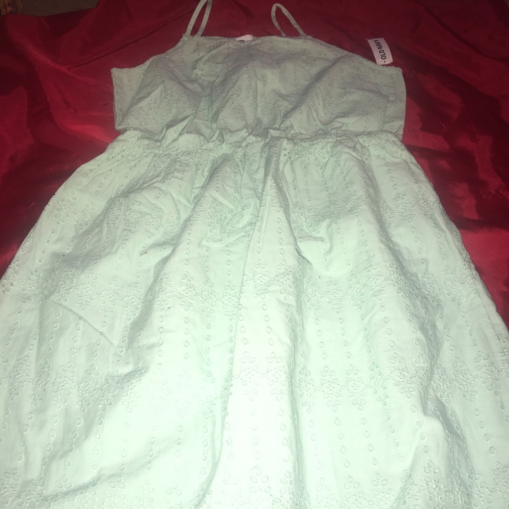 Mint green old navy pretty dress brand new